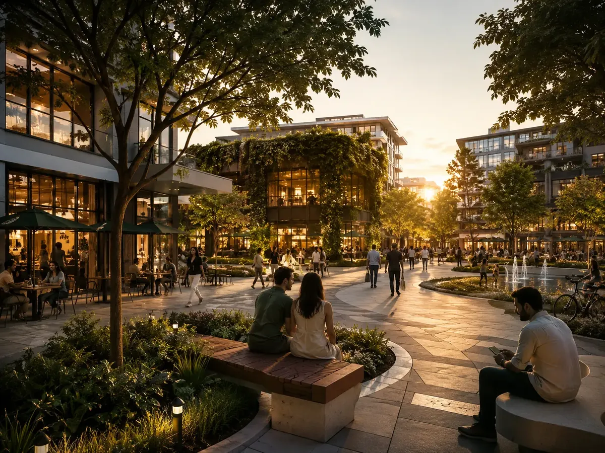 Arquitetura integrada ao espaço urbano, ao paisagismo e à vida cotidiana