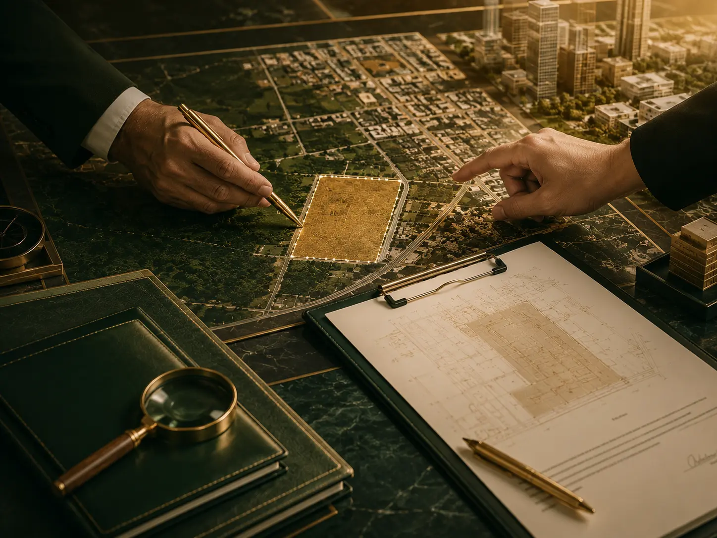 Terreno urbano, documentos e análise de negociação com incorporadora